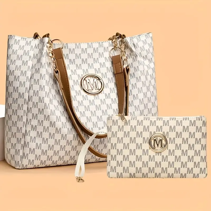 Lot de deux sacs à bandoulière vintage blanc