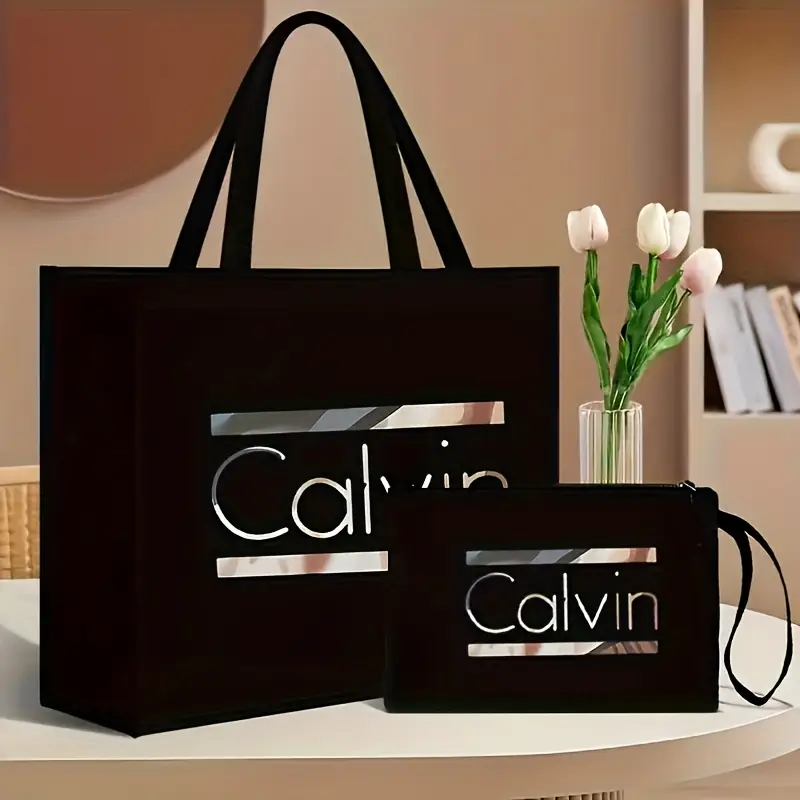 Ensemble 2 pièces noir lettres