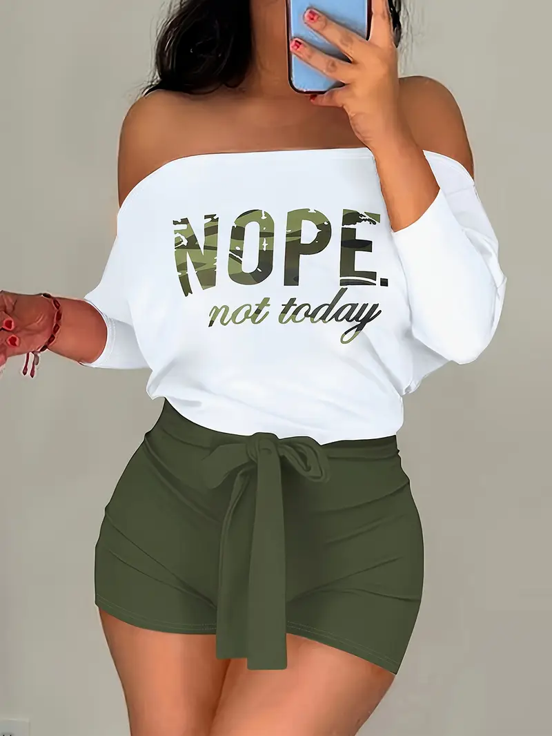 Combinaison à imprimé vert taille XL