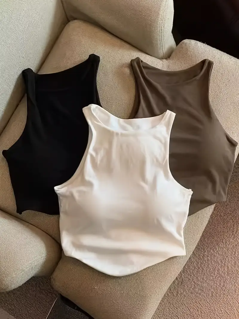 Ensemble de 3 pièces de soutien-gorge à bretelles simples taille unique